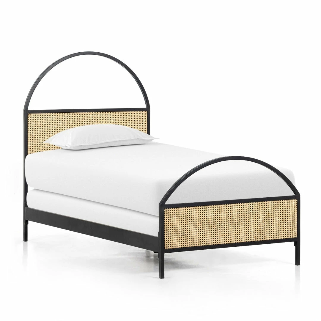 Discount ๐งจ FOUR HANDS NATALIA ARCHED CANE PANEL BED Furniture โญ 11 FOUR HANDS NATALIA ARCHED CANE PANEL BED Furniture