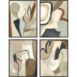 L ART "NATURAL CURVE" CANVAS ART SERIES