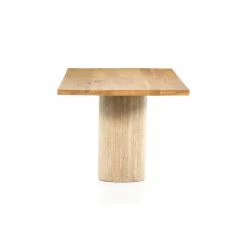 Flash Sale β€οΈ FOUR HANDS Furniture NATURAL OAK + TRAVERTINE DINING TABLE 𧨠12 FOUR HANDS Furniture NATURAL OAK + TRAVERTINE DINING TABLE