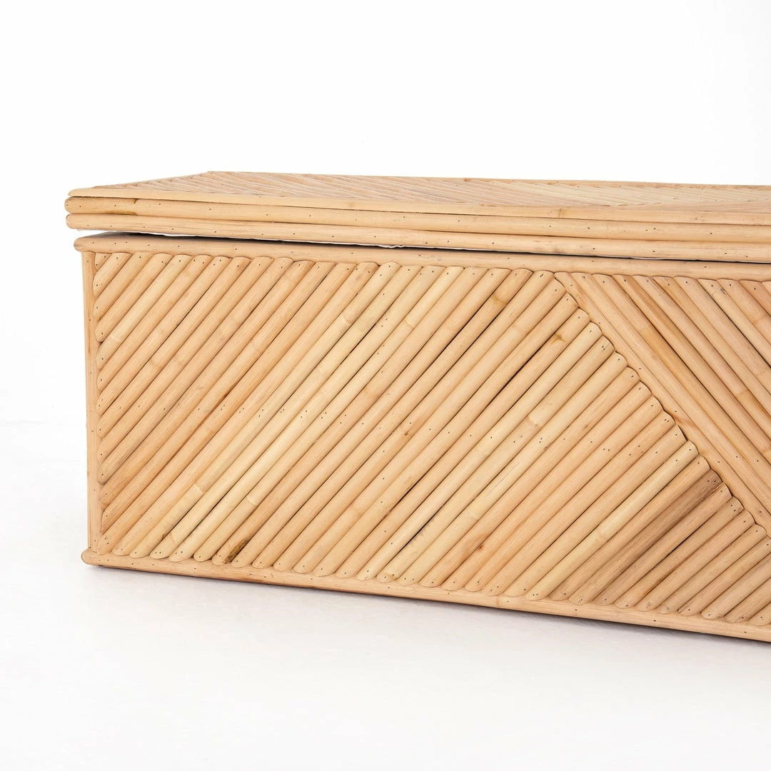 Flash Sale ๐งจ FOUR HANDS NATURAL RATTAN POLE BEDROOM TRUNK ๐ฅฐ 5 FOUR HANDS NATURAL RATTAN POLE BEDROOM TRUNK