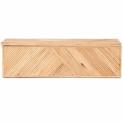 FOUR HANDS NATURAL RATTAN POLE BEDROOM TRUNK