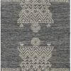SURYA NITIN HAND-WOVEN WOOL FLAT RUG: GRAPHITE