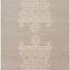 SURYA NITIN HAND-WOVEN WOOL FLAT RUG: STONE