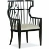 HOOKER NOIR COUTURE HOST CHAIR Furniture
