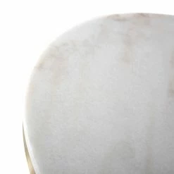 TOV 4' ROUND NOIR MARBLE TOP PEDESTAL DINING TABLE Kitchen + Dining