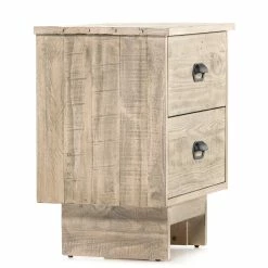 FOUR HANDS NORTHERN PINE NIGHTSTAND: WEATHERED WHEAT