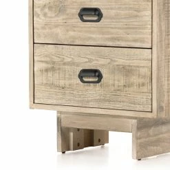 FOUR HANDS NORTHERN PINE NIGHTSTAND: WEATHERED WHEAT