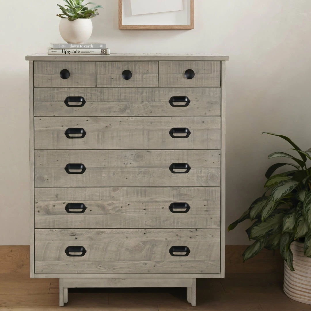 Brand new π FOUR HANDS NORTHERN PINE TALL CHEST: WEATHERED WHEAT Furniture π€© 7 FOUR HANDS NORTHERN PINE TALL CHEST: WEATHERED WHEAT Furniture