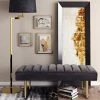 TOV Living Room NOVA GREY VELVET BENCH