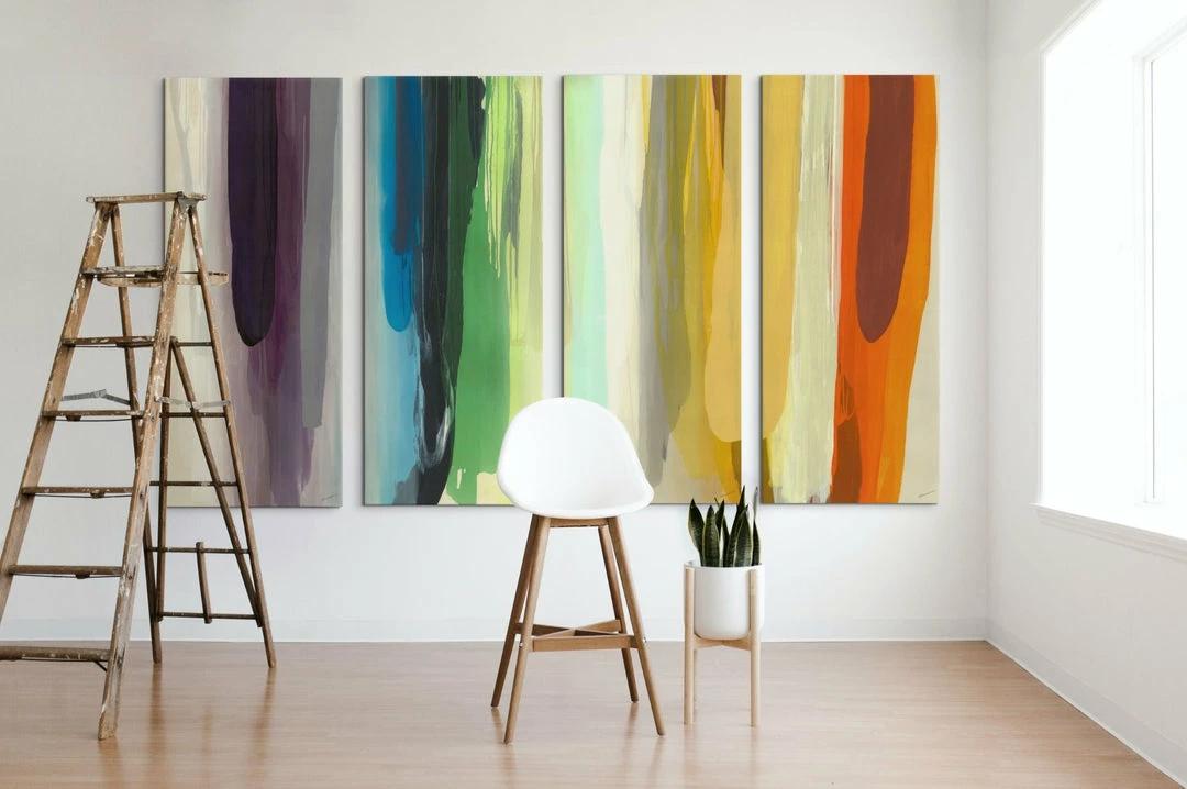 Brand new 𧨠L ART Wall Art "NOVACOLOR" CANVAS ART SERIES π― 4 L ART Wall Art "NOVACOLOR" CANVAS ART SERIES