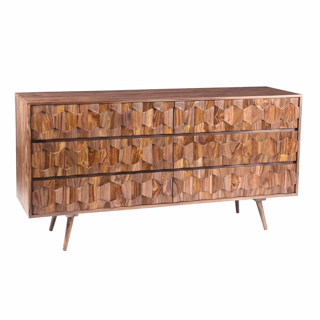 Budget ๐งจ MOES O2 RETRO 6 DRAWER ๐ DRESSER Furniture ๐งจ 3 MOES O2 RETRO 6 DRAWER DRESSER Furniture