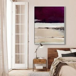 Brand new ๐ L ART "OCEAN ROAD" CANVAS ART Wall Art ๐ 9 L ART