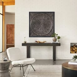 UTTERMOST OCTAVIA EMBOSSED IRON WALL PANEL