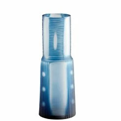 CYAN OLMSTED BLUE GLASS VASES Pillows + Decor