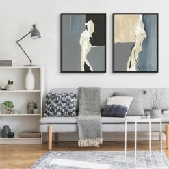 L ART Wall Art "ONE" CANVAS ART