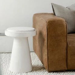 MOES Furniture OPEN ROAD VINTAGE BROWN LEATHER SOFA