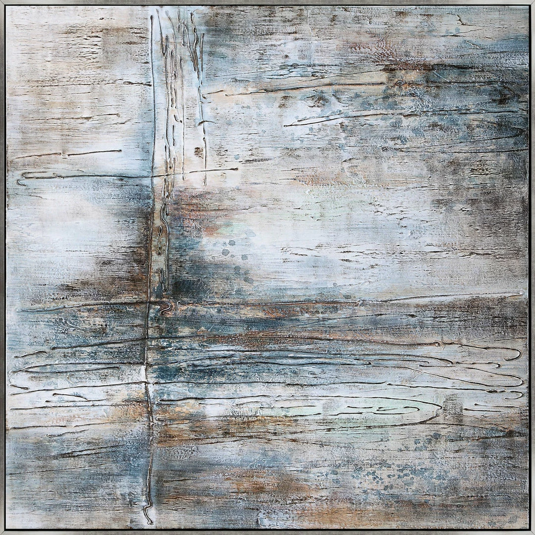 New ๐ UTTERMOST "OPEN SEAS" HAND PAINTED TEXTURED ACRYLIC ON CANVAS Wall Art ๐ 1 UTTERMOST "OPEN SEAS" HAND PAINTED TEXTURED ACRYLIC ON CANVAS Wall Art