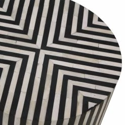 MOES OPTICAL INLAY SIDE TABLE