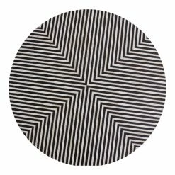 MOES OPTICAL INLAY SIDE TABLE