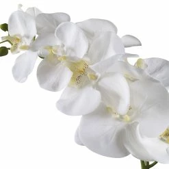 UTTERMOST ORCHID BOTANICAL IN WHITE CERAMIC POT
