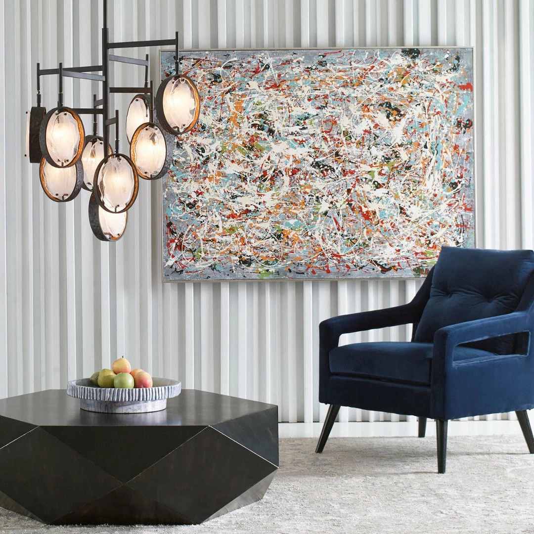 Brand new β€οΈ UTTERMOST "ORGANIZED CHAOS" HAND PAINTED CANVAS ART Wall Art π 2 UTTERMOST "ORGANIZED CHAOS" HAND PAINTED CANVAS ART Wall Art