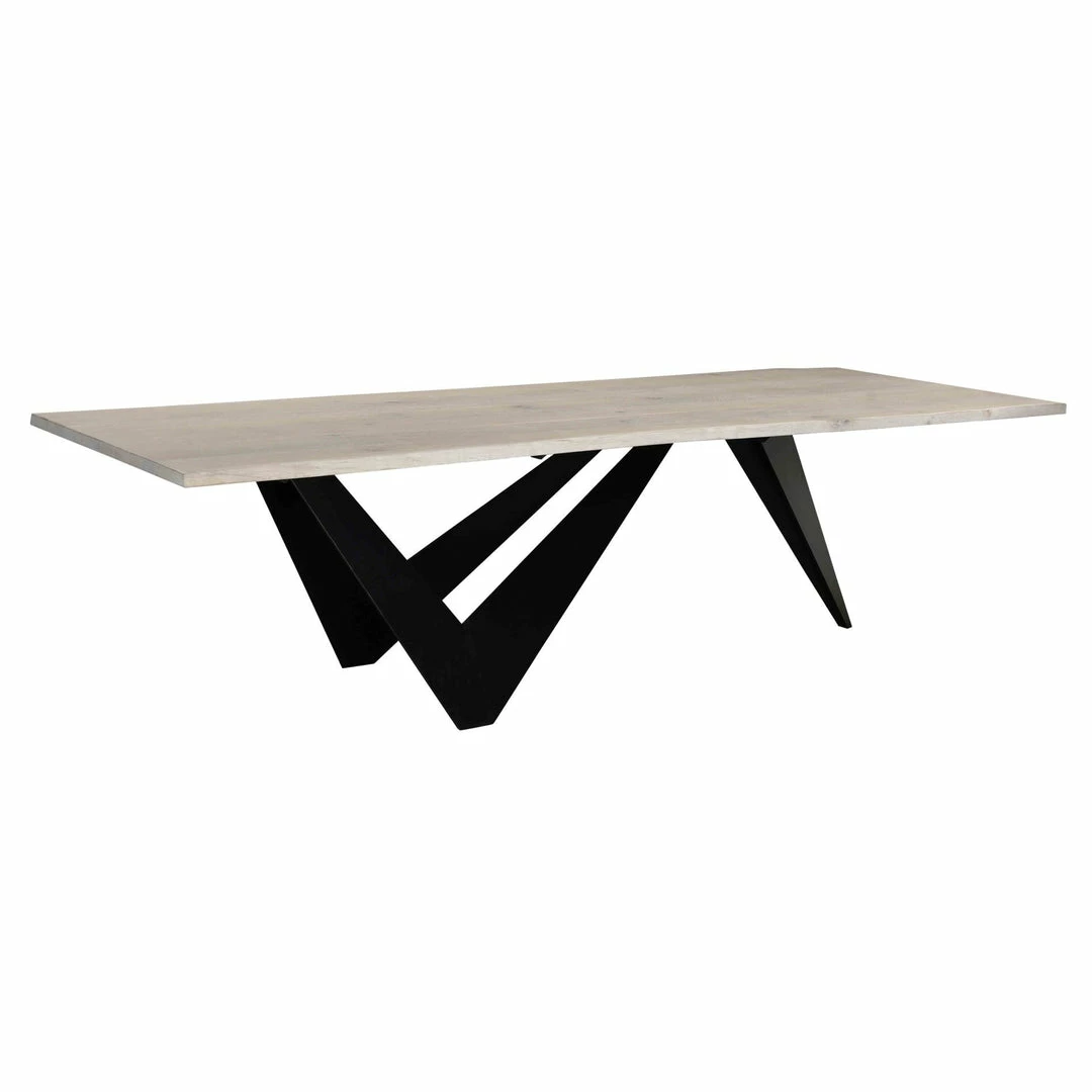 Best Pirce ⭐ MOES ORIGAMI LIVE-EDGE DINING TABLE ⭐ 10 MOES ORIGAMI LIVE-EDGE DINING TABLE