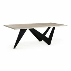 MOES ORIGAMI LIVE-EDGE DINING TABLE