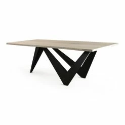 Best Pirce ⭐ MOES ORIGAMI LIVE-EDGE DINING TABLE ⭐ 14 MOES ORIGAMI LIVE-EDGE DINING TABLE