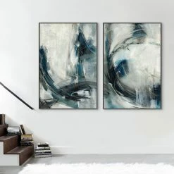 L ART "OUT OF THE BLUE" CANVAS ART Wall Art