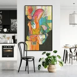 L ART Wall Art "OVER UNDER" CANVAS ART