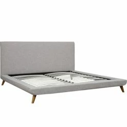 Deals π― TOV OWEN MID-CENTURY PLATFORM BED: BEIGE/GRAY 𧨠8 TOV OWEN MID-CENTURY PLATFORM BED: BEIGE/GRAY