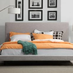 Deals π― TOV OWEN MID-CENTURY PLATFORM BED: BEIGE/GRAY 𧨠11 TOV OWEN MID-CENTURY PLATFORM BED: BEIGE/GRAY