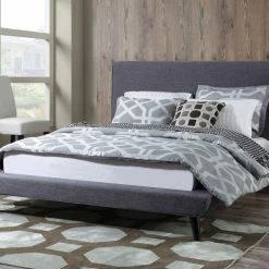Cheapest ๐ TOV OWEN MID-CENTURY PLATFORM BED: GRAY ๐ฅฐ 7 TOV OWEN MID-CENTURY PLATFORM BED: GRAY