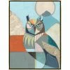 L ART Wall Art "OWL IN THE DAY" CANVAS ART