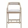 MOES Furniture PADMA WHITE OAK COUNTER STOOL