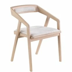 MOES PADMA WHITE OAK DINING CHAIR