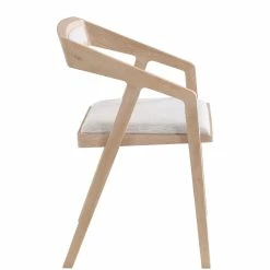 MOES PADMA WHITE OAK DINING CHAIR