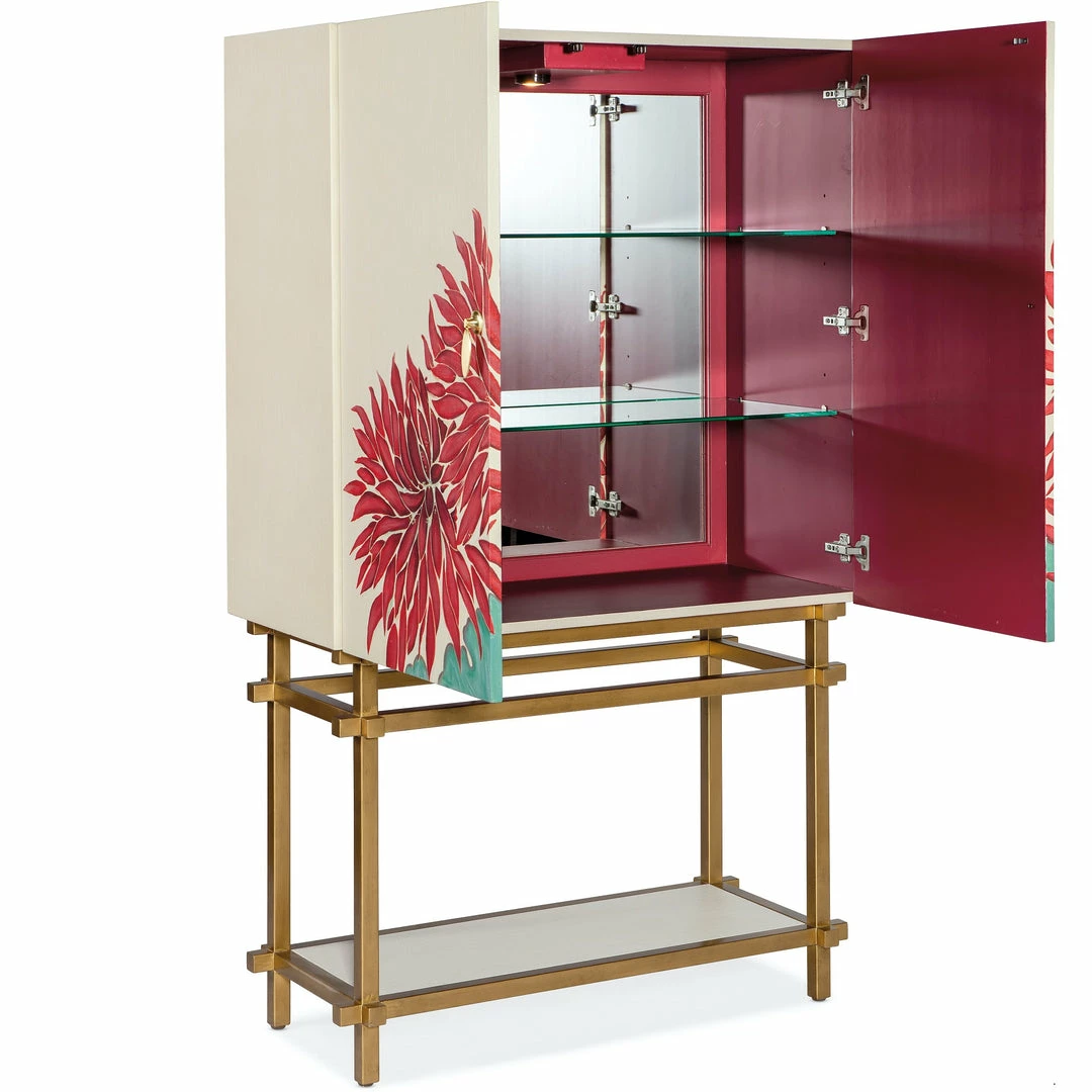 Cheap π€© HOOKER PATRICIA FLORAL BAR CABINET π 2 HOOKER PATRICIA FLORAL BAR CABINET