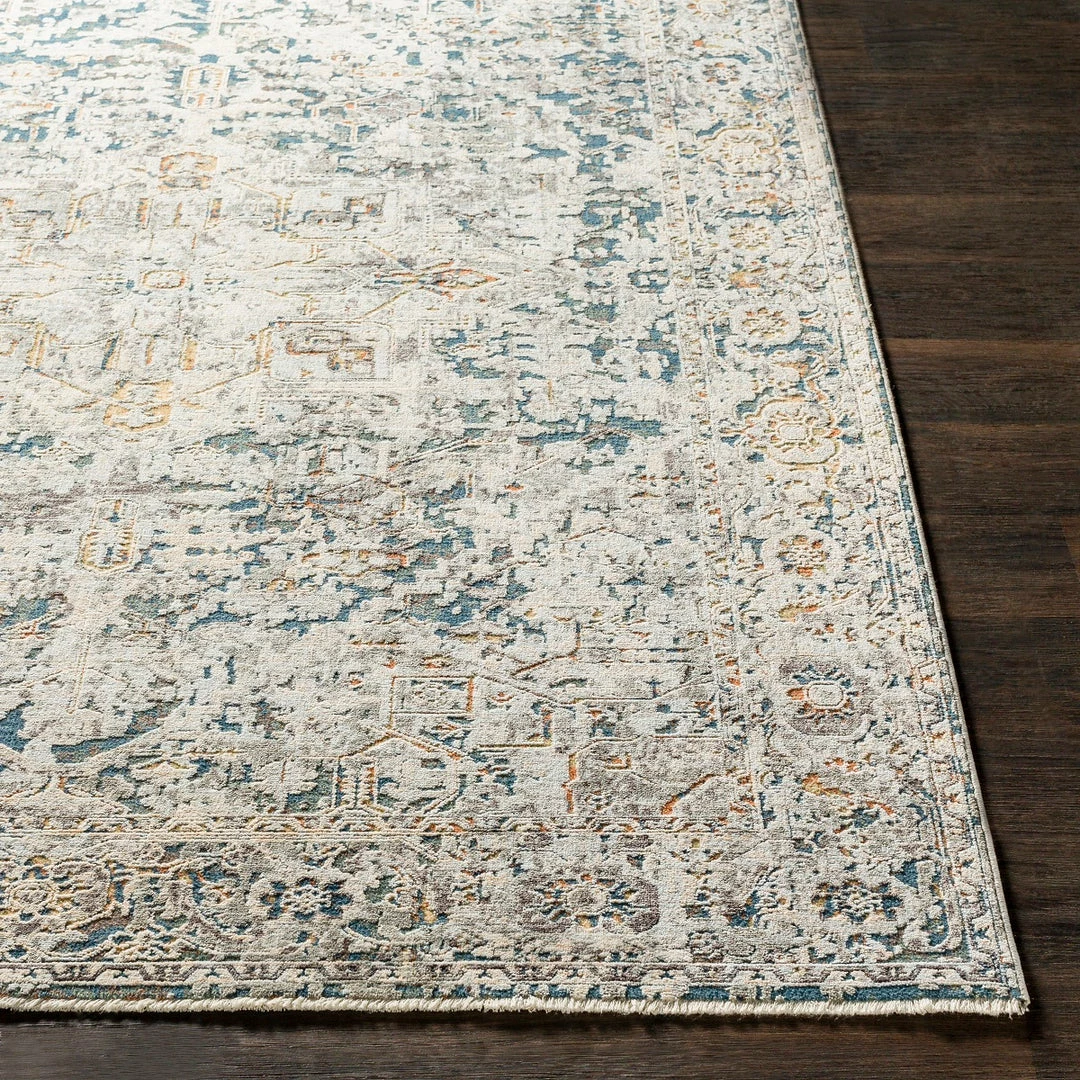 New โ SURYA ERIS RUG: SILVER, TEAL MULTI ๐ฅ 3 SURYA ERIS RUG: SILVER, TEAL MULTI