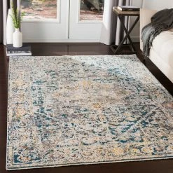 New โ SURYA ERIS RUG: SILVER, TEAL MULTI ๐ฅ 9 SURYA ERIS RUG: SILVER, TEAL MULTI