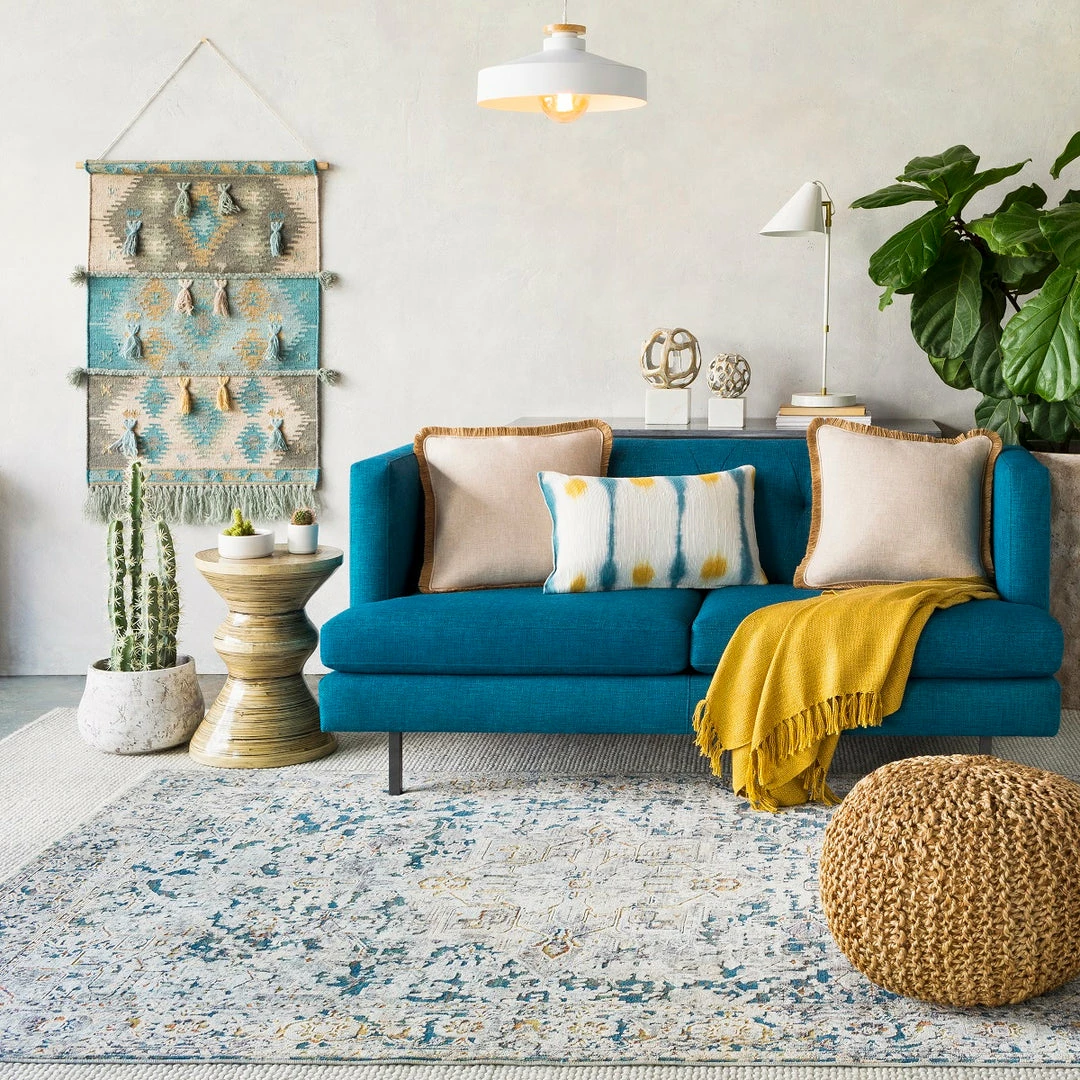 New โ SURYA ERIS RUG: SILVER, TEAL MULTI ๐ฅ 5 SURYA ERIS RUG: SILVER, TEAL MULTI