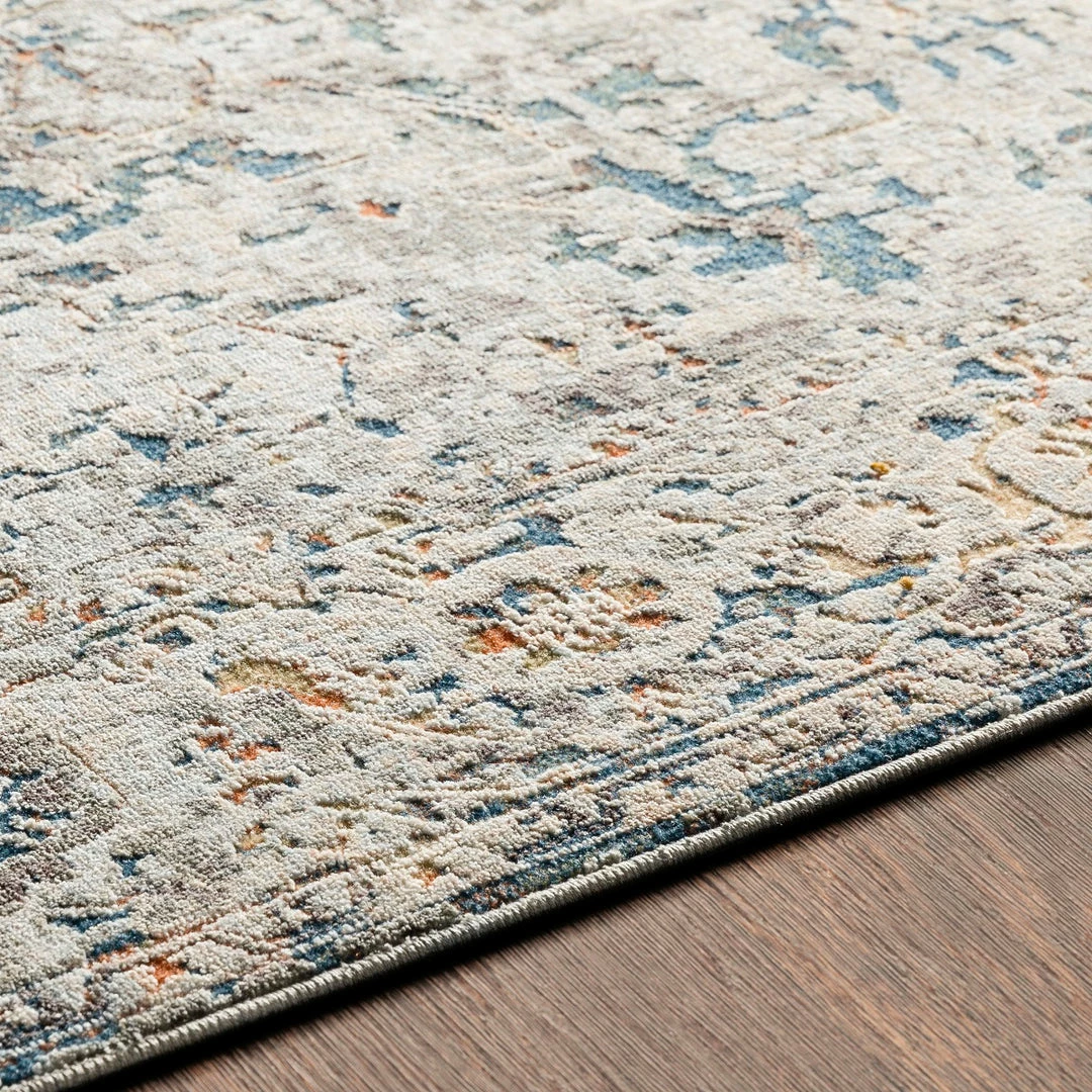 New โ SURYA ERIS RUG: SILVER, TEAL MULTI ๐ฅ 6 SURYA ERIS RUG: SILVER, TEAL MULTI