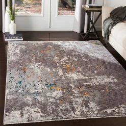 Hot Sale ⌛ SURYA ELIJA RUG: CHARCOAL MULTI ✨ 8 SURYA ELIJA RUG: CHARCOAL MULTI