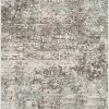 SURYA ELIN RUG: CHARCOAL, OLIVE MULTI