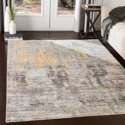 SURYA EMRYS RUG: ICE, OLIVE MULTI