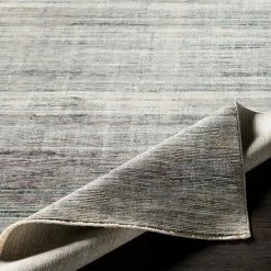 SURYA ELIA RUG: CHARCOAL, OLIVE MULTI