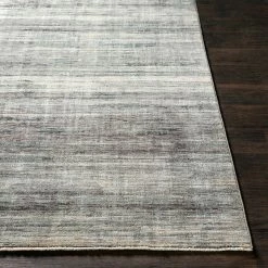 SURYA ELIA RUG: CHARCOAL, OLIVE MULTI