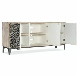 HOOKER PETAL MOSAIC BONE INLAY CONSOLE Furniture
