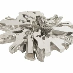 PHILLIPS COLLECTION Furniture OTIS ROOT COFFEE TABLE GLASS SILVER LEAF