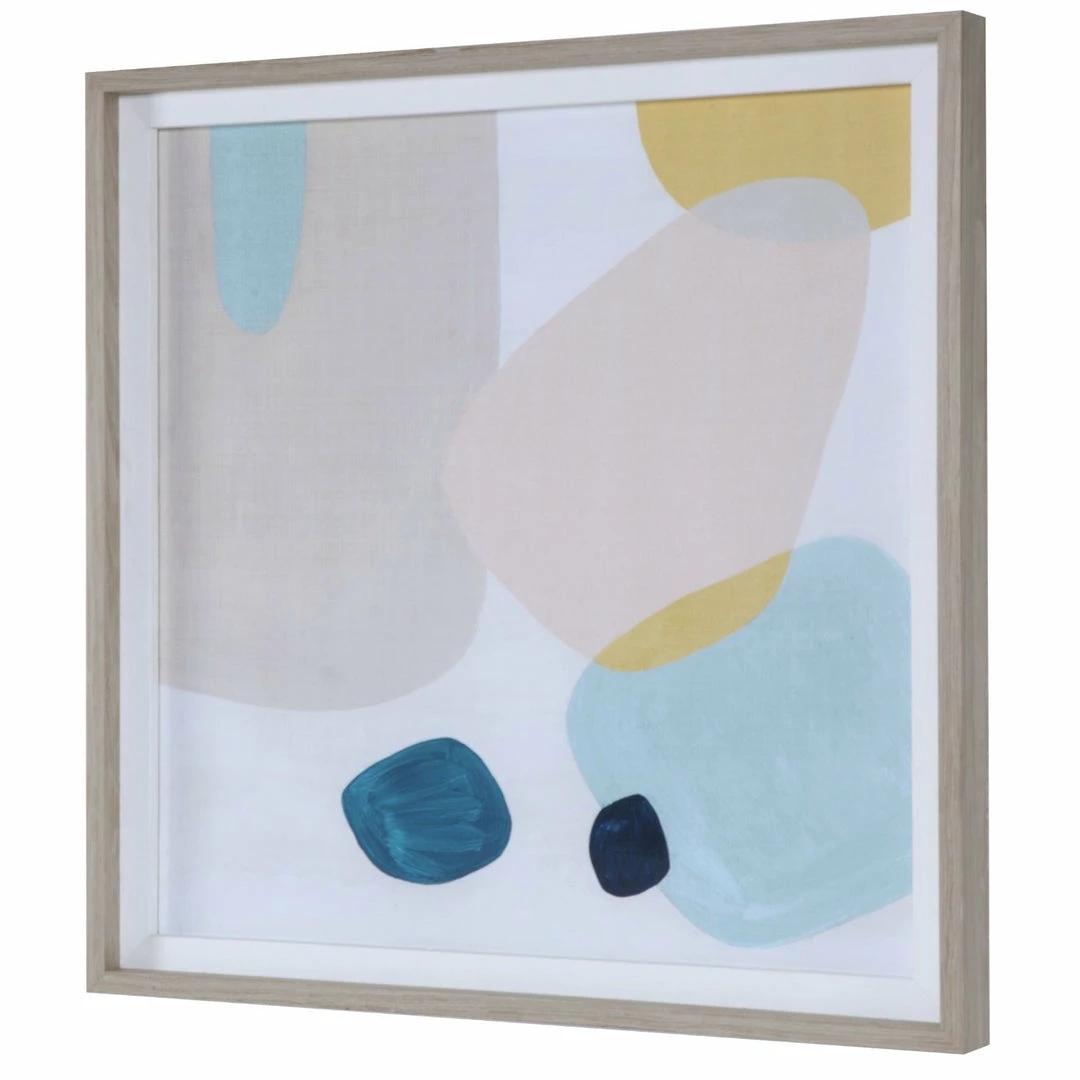 Coupon ๐ UTTERMOST Wall Art "PINK PEBBLES II" GLASS FRAMED PRINT ๐ฅ 4 UTTERMOST Wall Art "PINK PEBBLES II" GLASS FRAMED PRINT